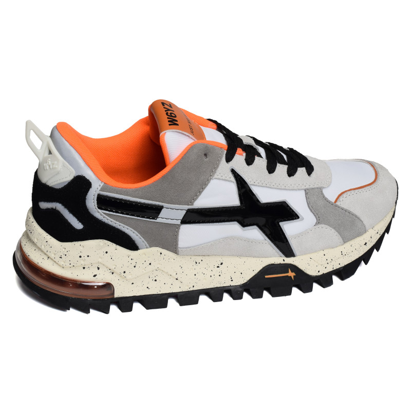 BREEZE 3M Gris Blanc, Baskets running W6YZ