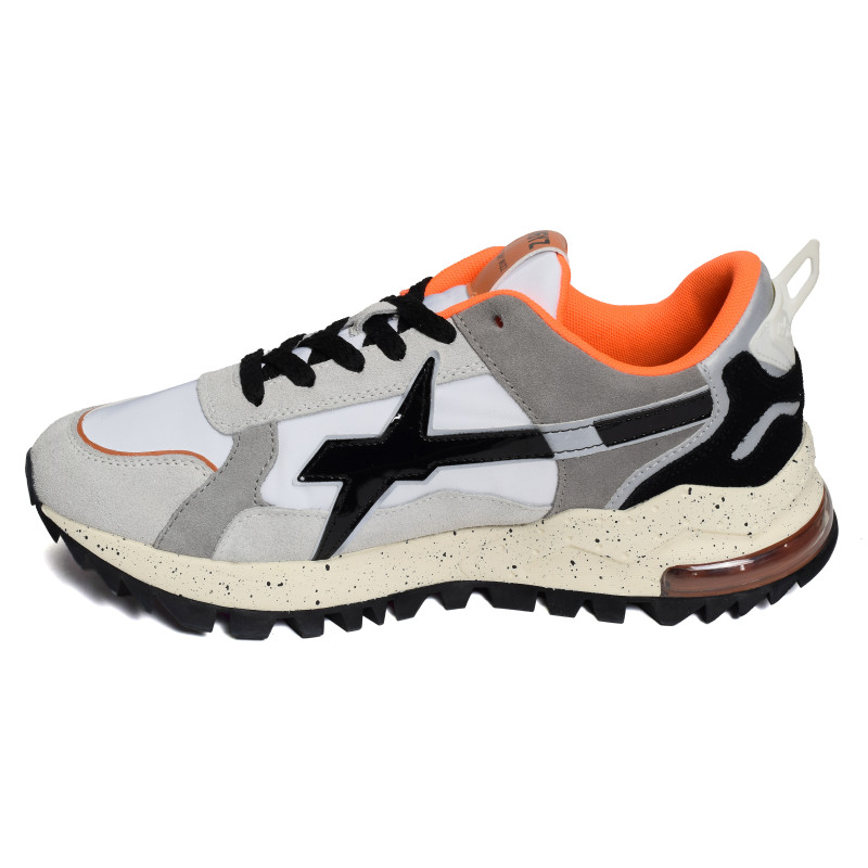 BREEZE 3M Gris Blanc, Baskets running W6YZ