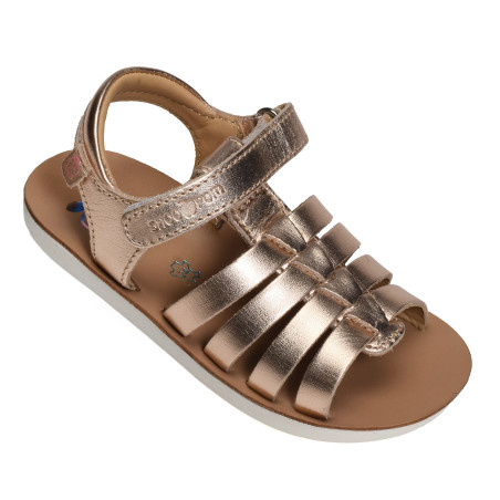 GOA SPART Rose Or, Sandales plates & Nu-Pieds Shoopom