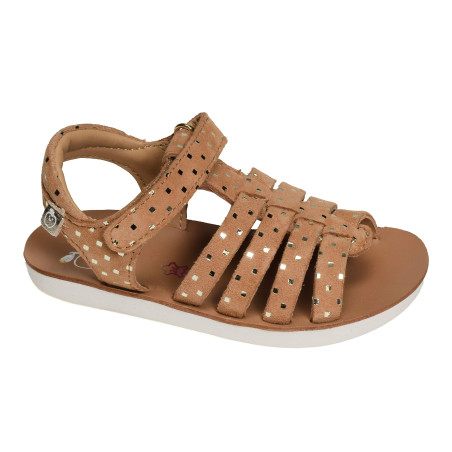 GOA SPART Camel, Sandales plates & Nu-Pieds Shoopom