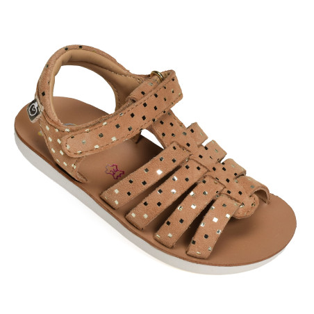 GOA SPART Camel, Sandales plates & Nu-Pieds Shoopom