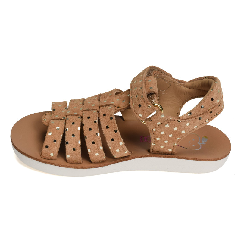 GOA SPART Camel, Sandales plates & Nu-Pieds Shoopom