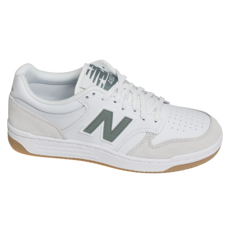 BB480 Blanc Vert Eau, Sneakers basses New Balance