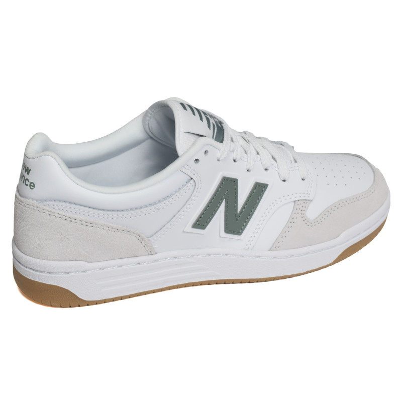 BB480 Blanc Vert Eau, Sneakers basses New Balance