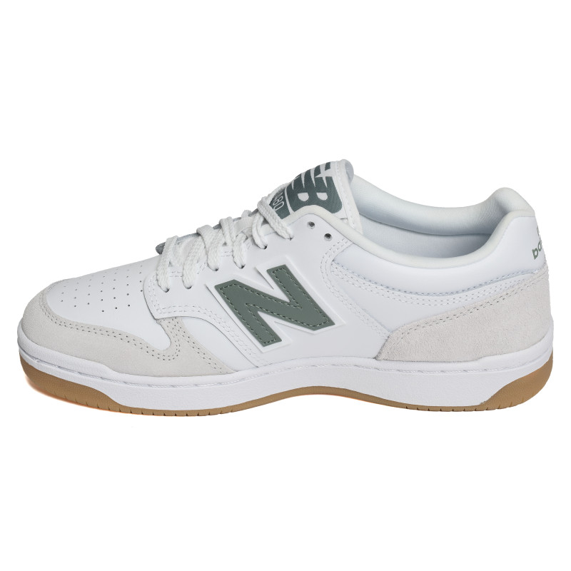 BB480 Blanc Vert Eau, Sneakers basses New Balance