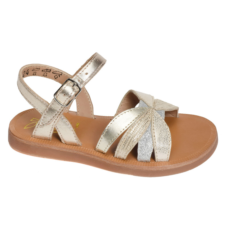 PLAGETTE OTO Platine, Sandales plates & Nu-Pieds Pom d'Api