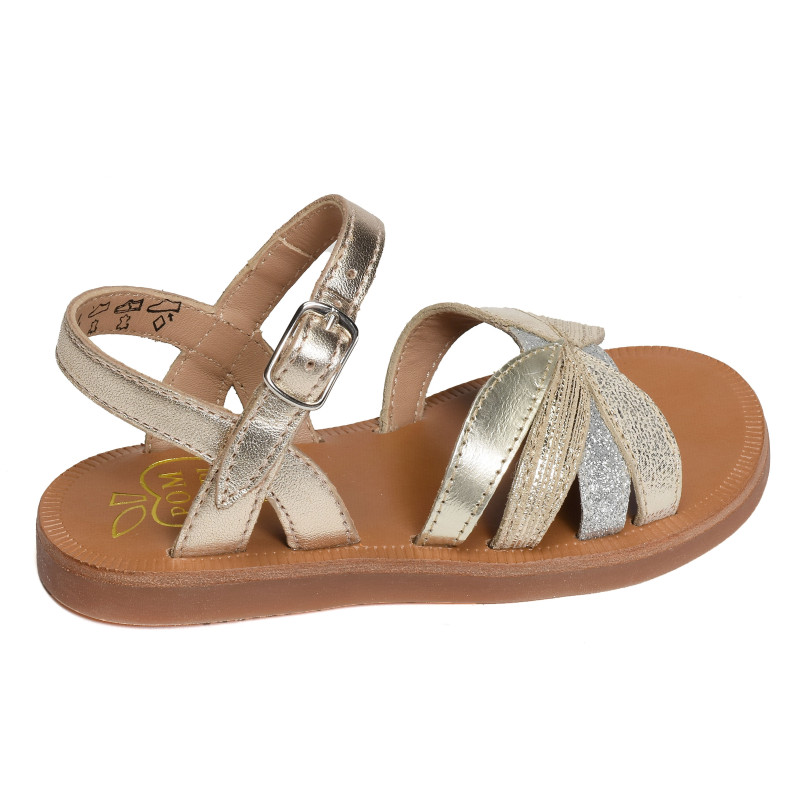PLAGETTE OTO Platine, Sandales plates & Nu-Pieds Pom d'Api