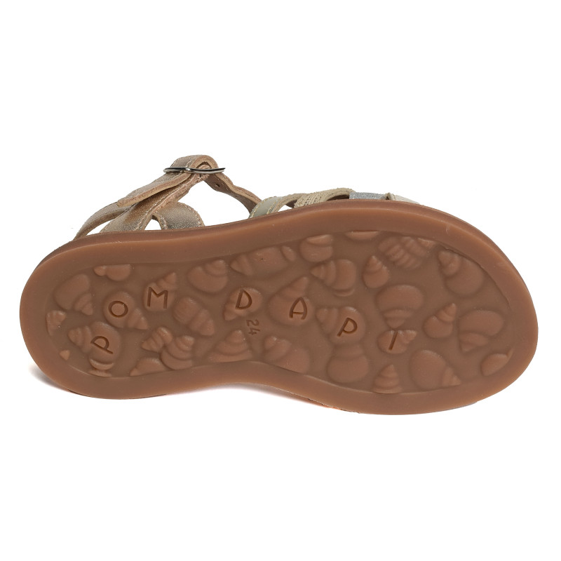 PLAGETTE OTO Platine, Sandales plates & Nu-Pieds Pom d'Api