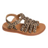 PLAGETTE STRAP Léopard, Sandales plates & Nu-Pieds Pom d'Api