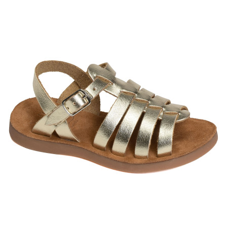 PLAGE AIR PUR STRAP Platine, Sandales plates & Nu-Pieds Pom d'Api