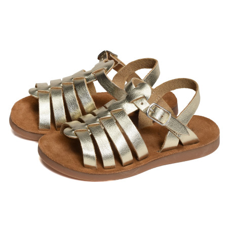PLAGE AIR PUR STRAP Platine, Sandales plates & Nu-Pieds Pom d'Api