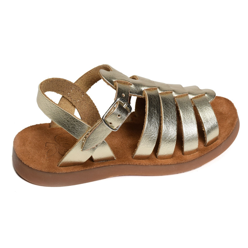 PLAGE AIR PUR STRAP Platine, Sandales plates & Nu-Pieds Pom d'Api