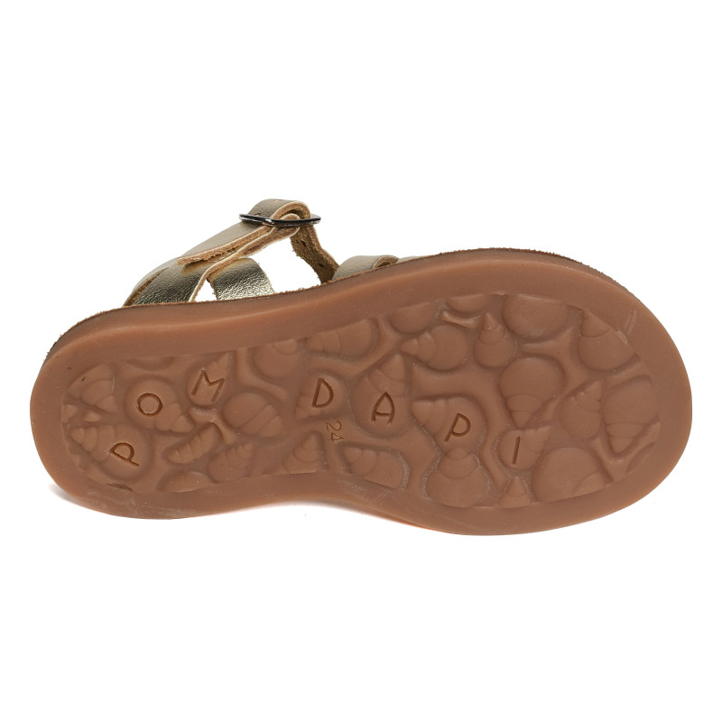 PLAGE AIR PUR STRAP Platine, Sandales plates & Nu-Pieds Pom d'Api