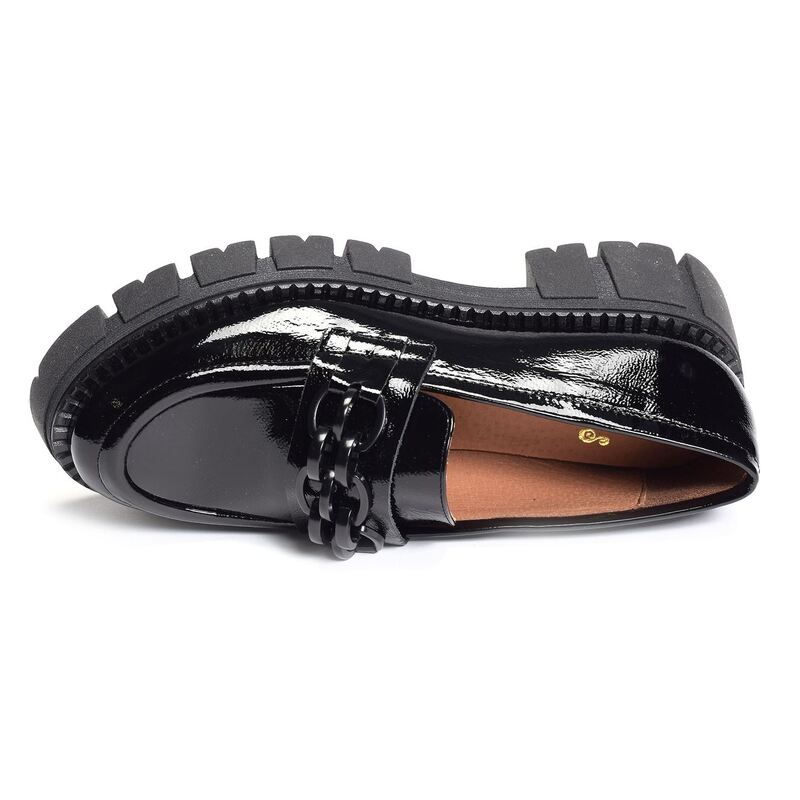 CV5813 Verni Noir, Mocassins Folie's