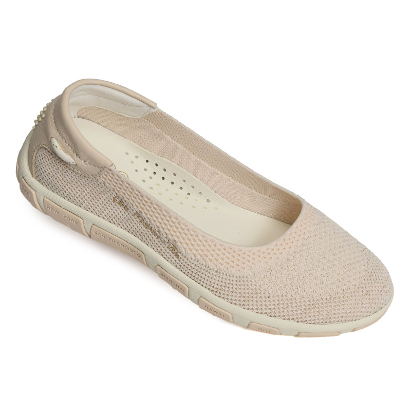 JIVIANA Beige Or, Ballerines TBS