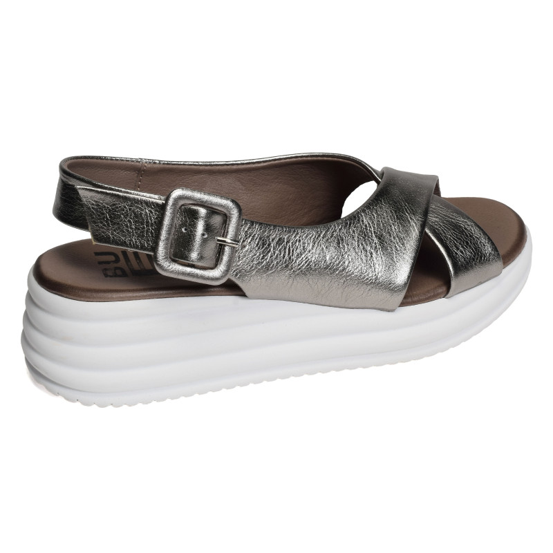 5701 Anthracite, Sandales compensées Bueno