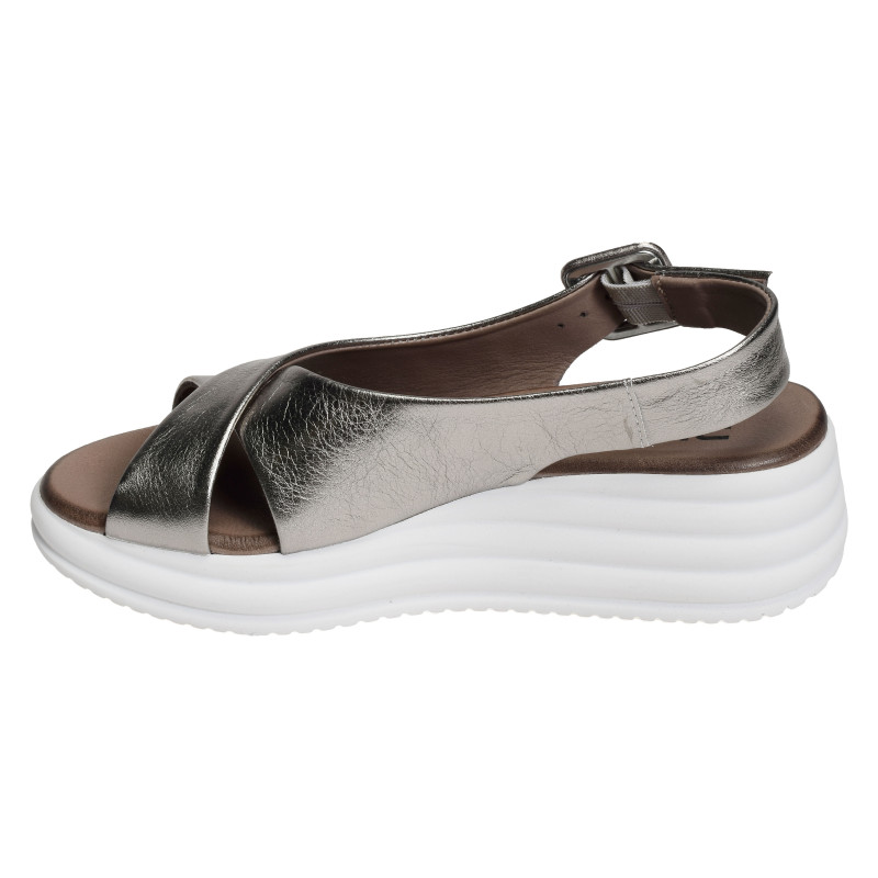 5701 Anthracite, Sandales compensées Bueno