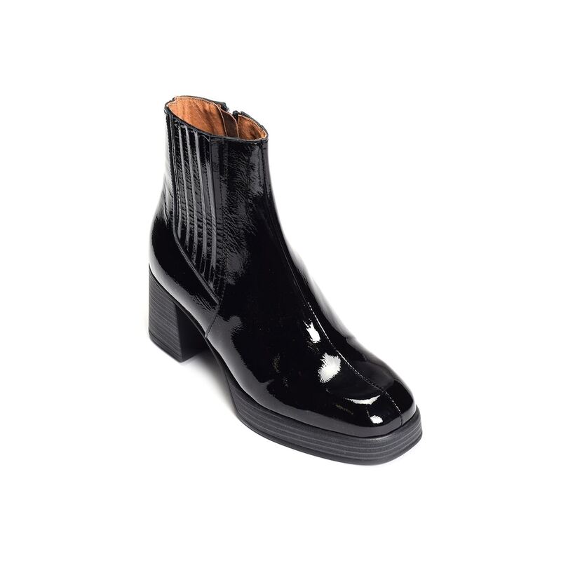 CV6004 Verni Noir, Bottines Folie's