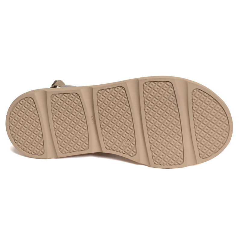 2603 Bronze, Sandales plates Bueno
