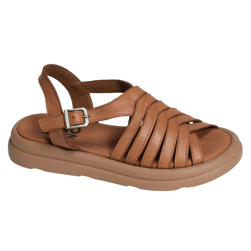 3300 Camel, Sandales plates Bueno