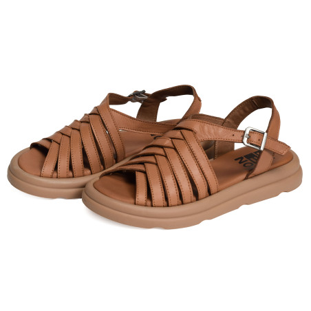 3300 Camel, Sandales plates Bueno