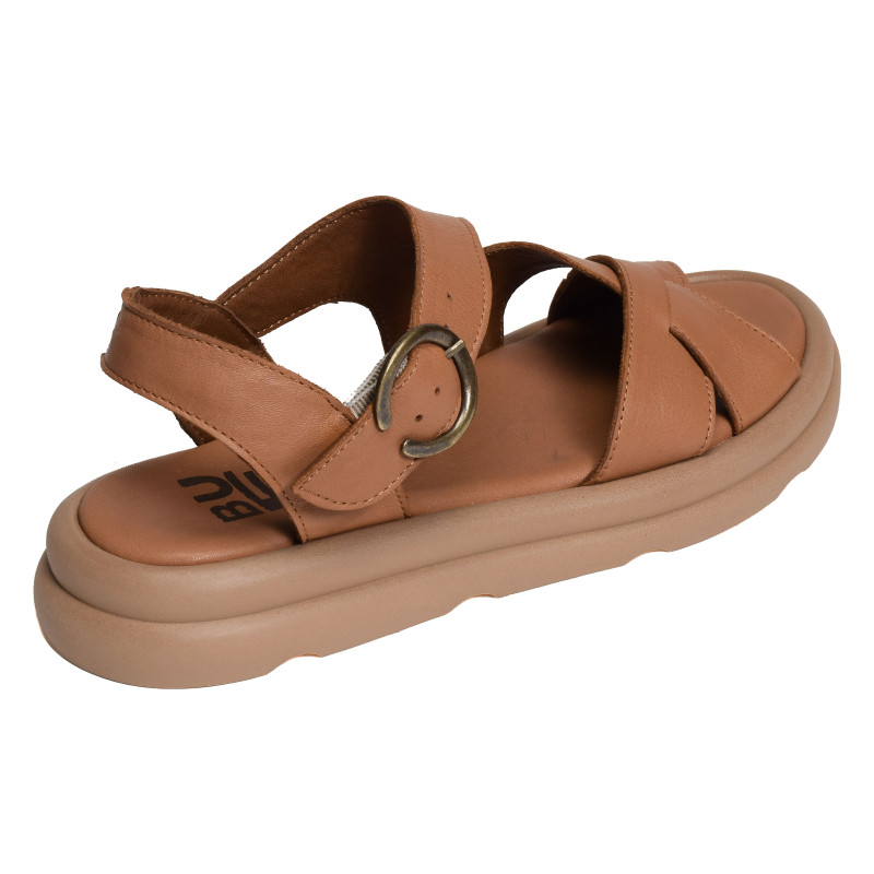 3302 Camel, Sandales plates Bueno