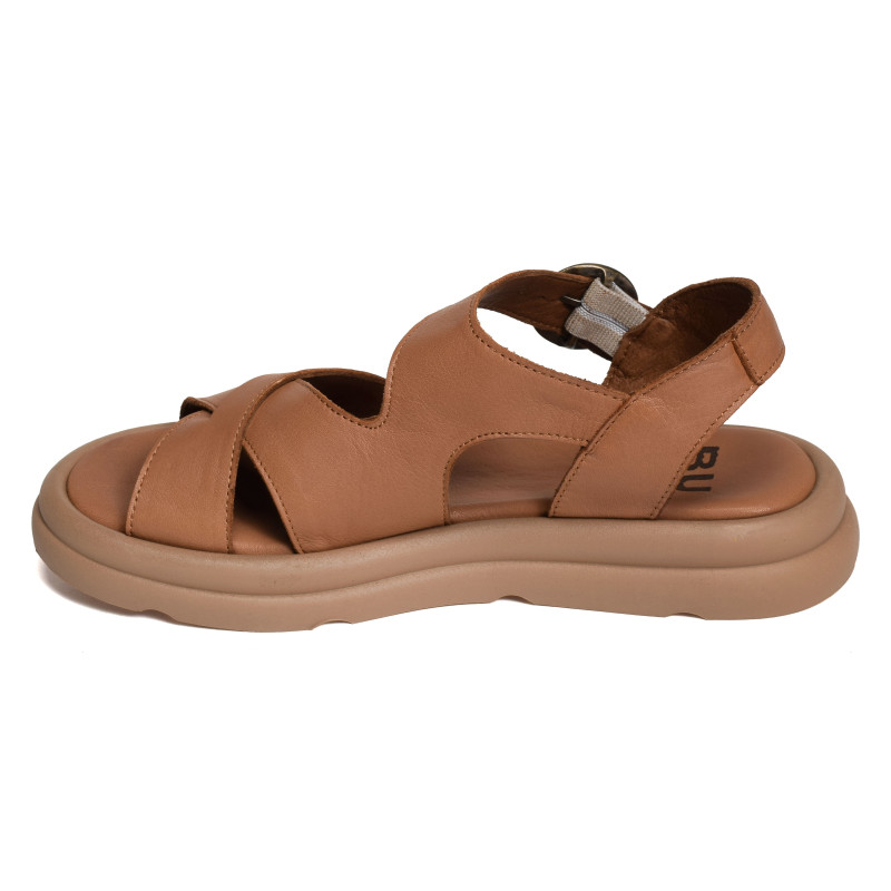 3302 Camel, Sandales plates Bueno