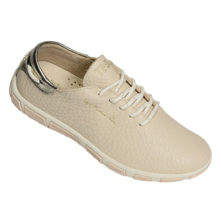 JAZARU Beige Or, Sneakers basses TBS