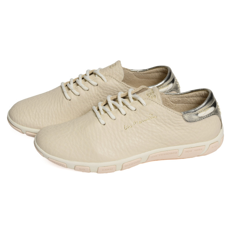 JAZARU Beige Or, Sneakers basses TBS