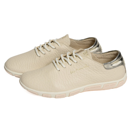 JAZARU Beige Or, Sneakers basses TBS