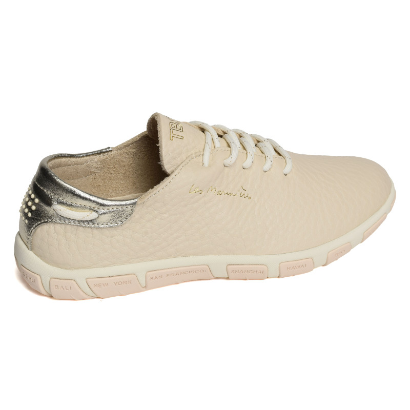 JAZARU Beige Or, Sneakers basses TBS