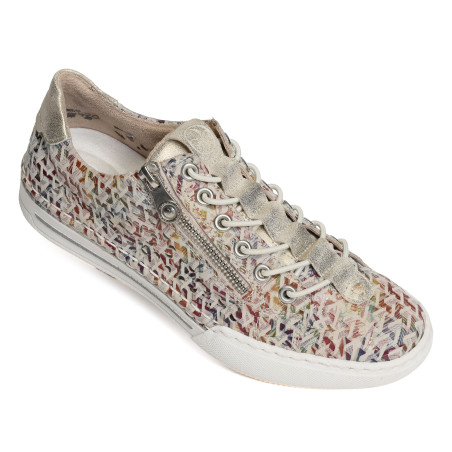 L7255 Beige Multicolore, Slip-On Rieker