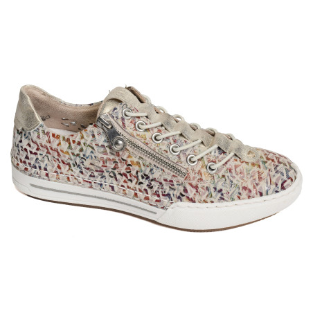 L7255 Beige Multicolore, Slip-On Rieker