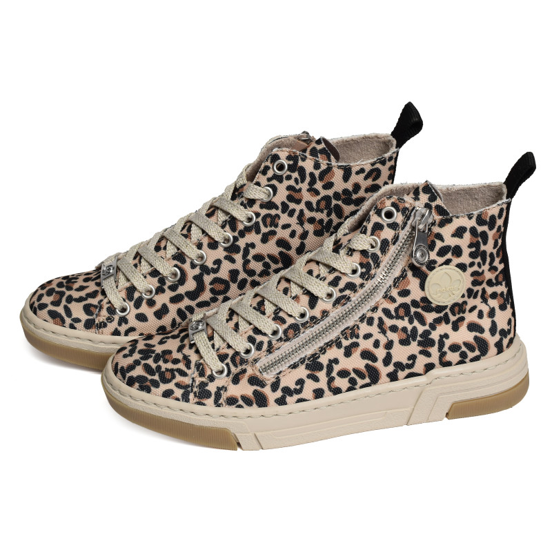 N3903 Léopard, Chaussures montantes Rieker