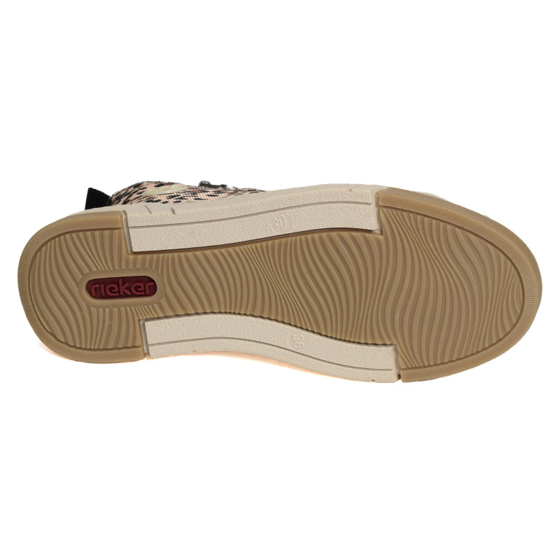 N3903 Léopard, Chaussures montantes Rieker