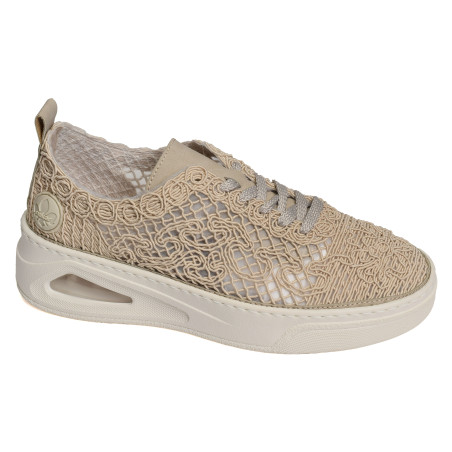 N6409 Beige, Chaussures basses Rieker
