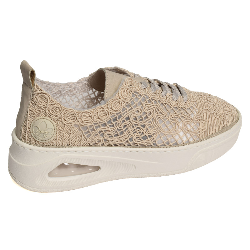 N6409 Beige, Chaussures basses Rieker