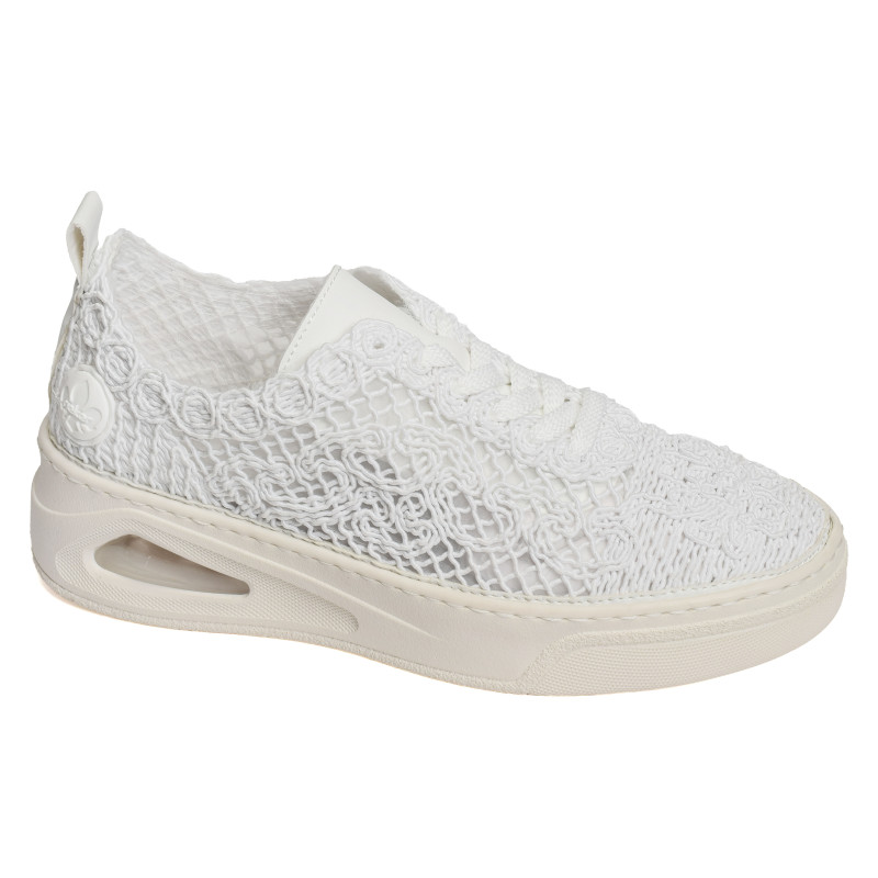 N6409 Blanc, Chaussures basses Rieker
