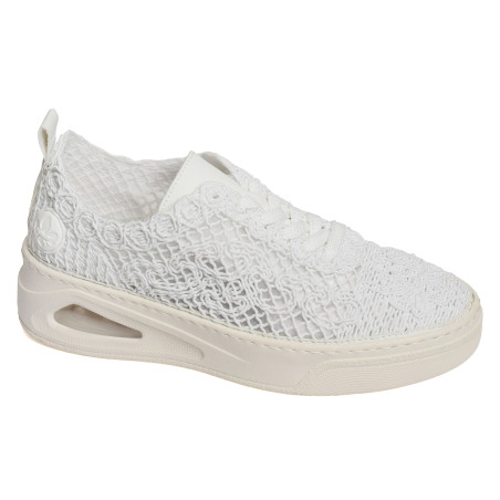 N6409 Blanc, Chaussures basses Rieker