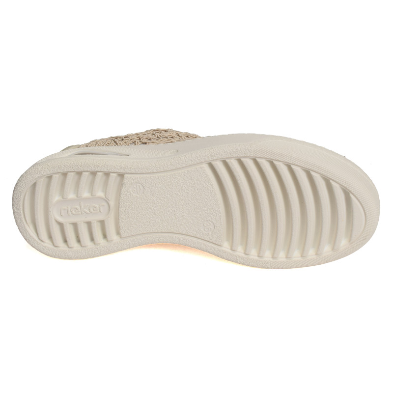 N6409 Beige, Chaussures basses Rieker