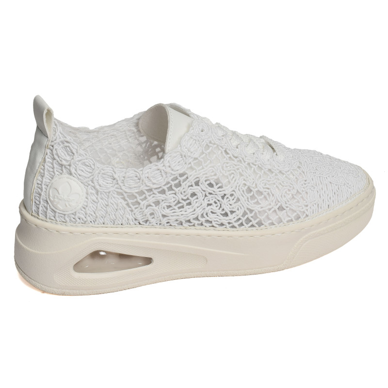 N6409 Blanc, Chaussures basses Rieker