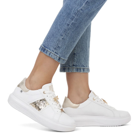W1202 Blanc, Sneakers basses Rieker