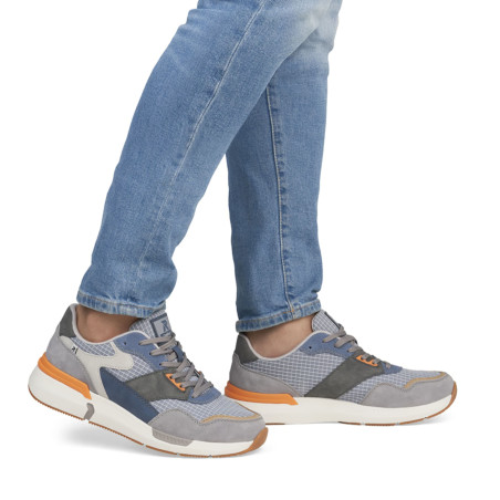 U1402 Bleu Gris, Baskets running Rieker