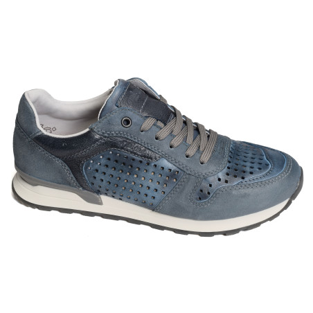 U0312 Bleu, Baskets running Rieker