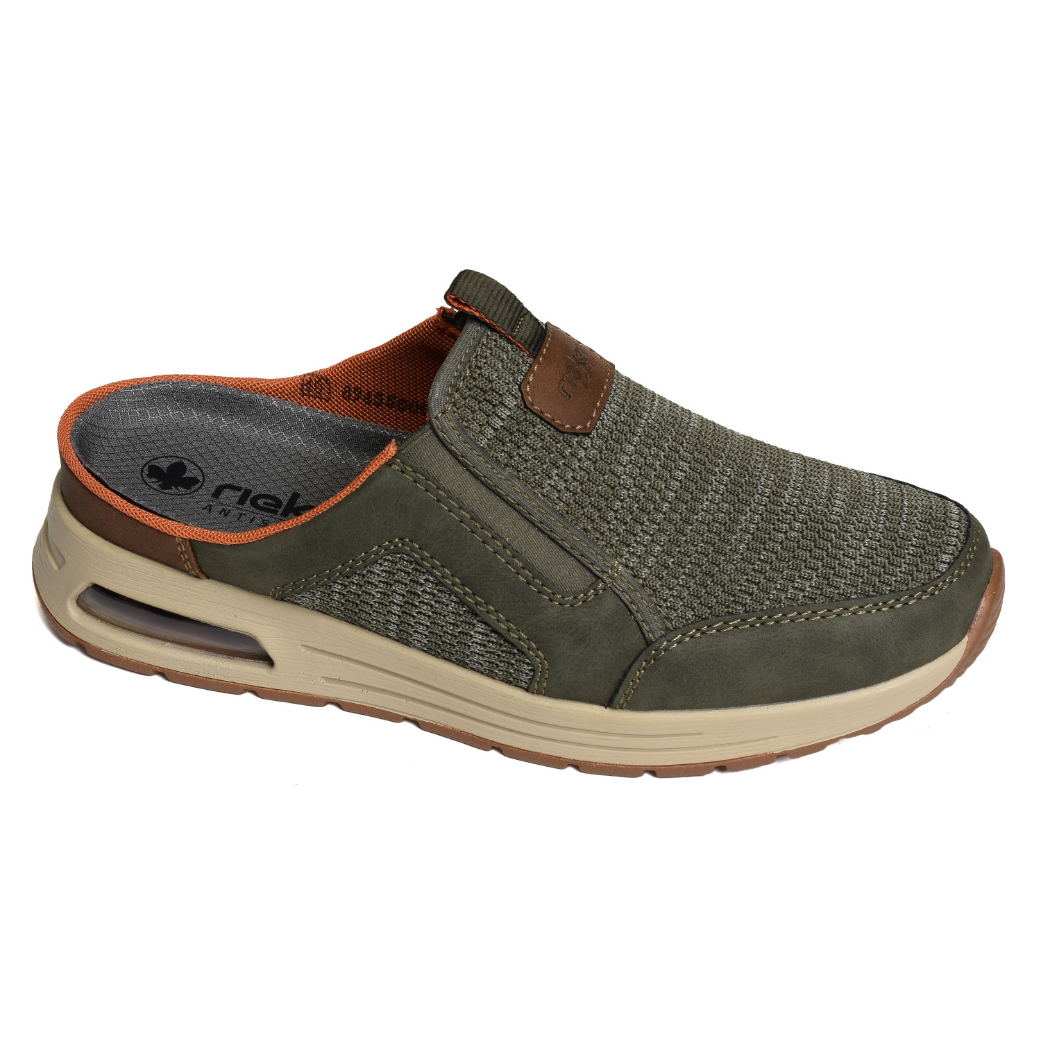 Sabots Femme Rieker M6091 – Chaussures Confort Anti-Stress, Semelle Léger, Largeur Confortable, Idéales Printemps/Été