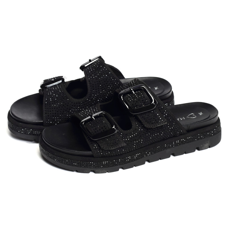 27406 Noir, Mules Marco Tozzi