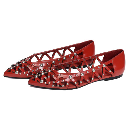 BAZAAR Rouge, Ballerines Ash