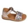 POPPY TAO EASY Platine, Sandales plates & Nu-Pieds Pom d'Api