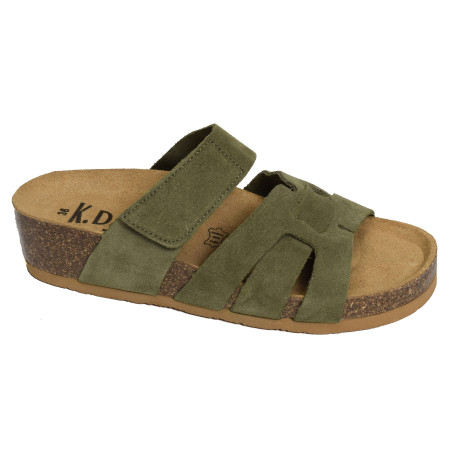 GALANT Kaki, Mules K.Daques