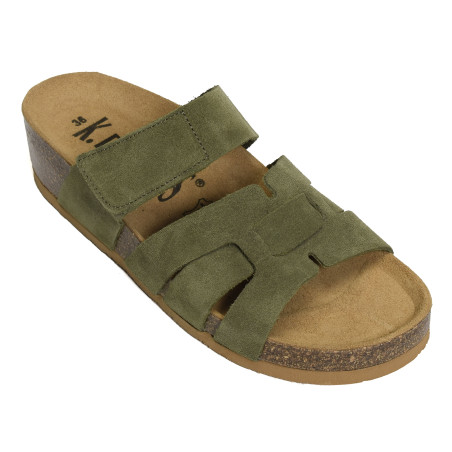 GALANT Kaki, Mules K.Daques